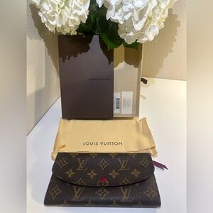 Louis Vuitton Emilie Wallet Fuchsia